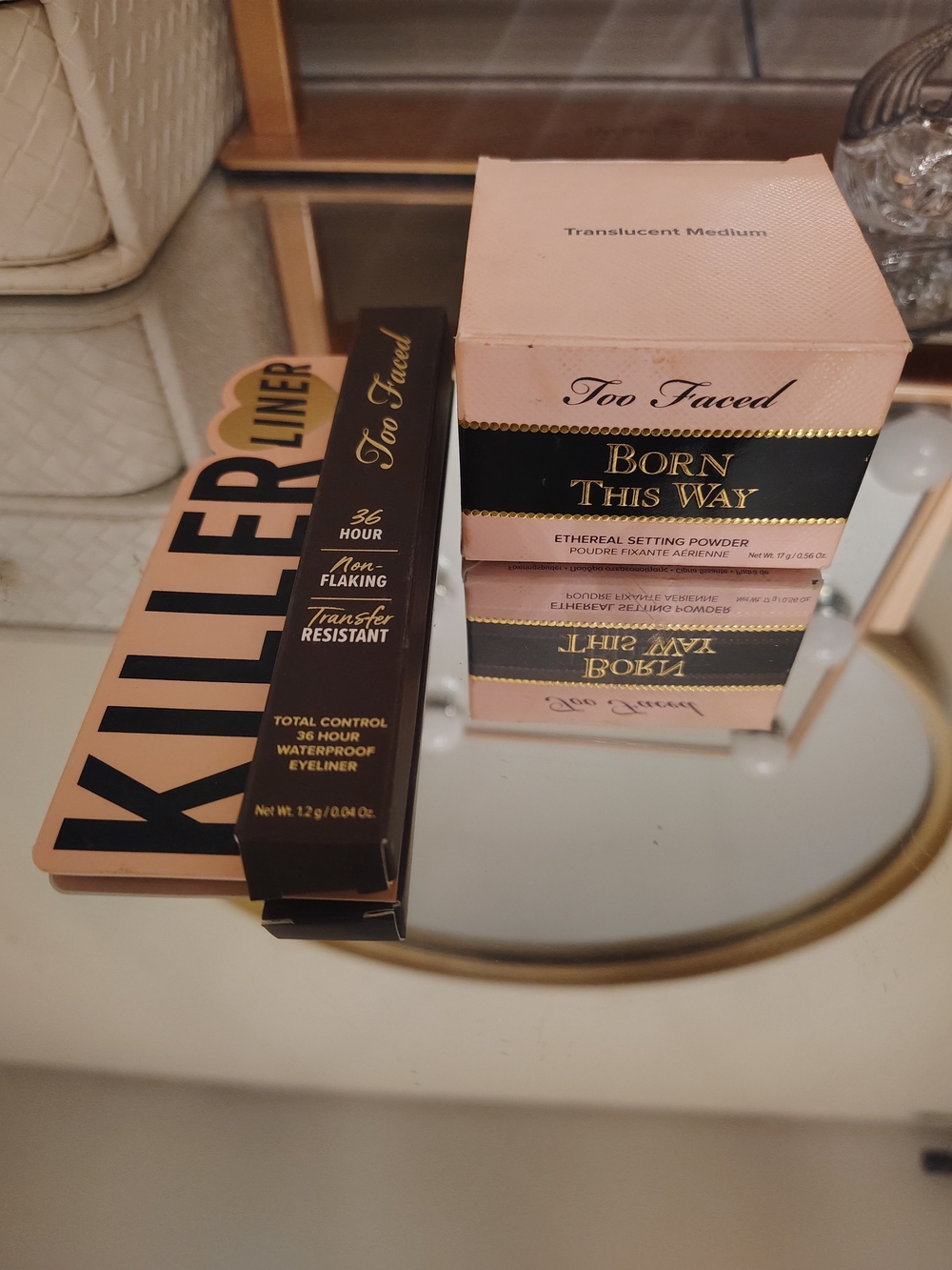 🆕⭐Too Faced Born This Way Translucent Medium And Killer eyeliner Espresso